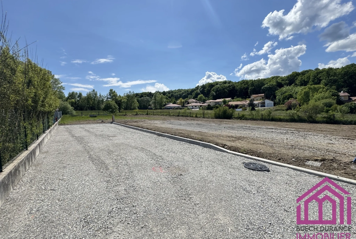 Terrain constructible à Gap dans le quartier de la Basse Tourronde 