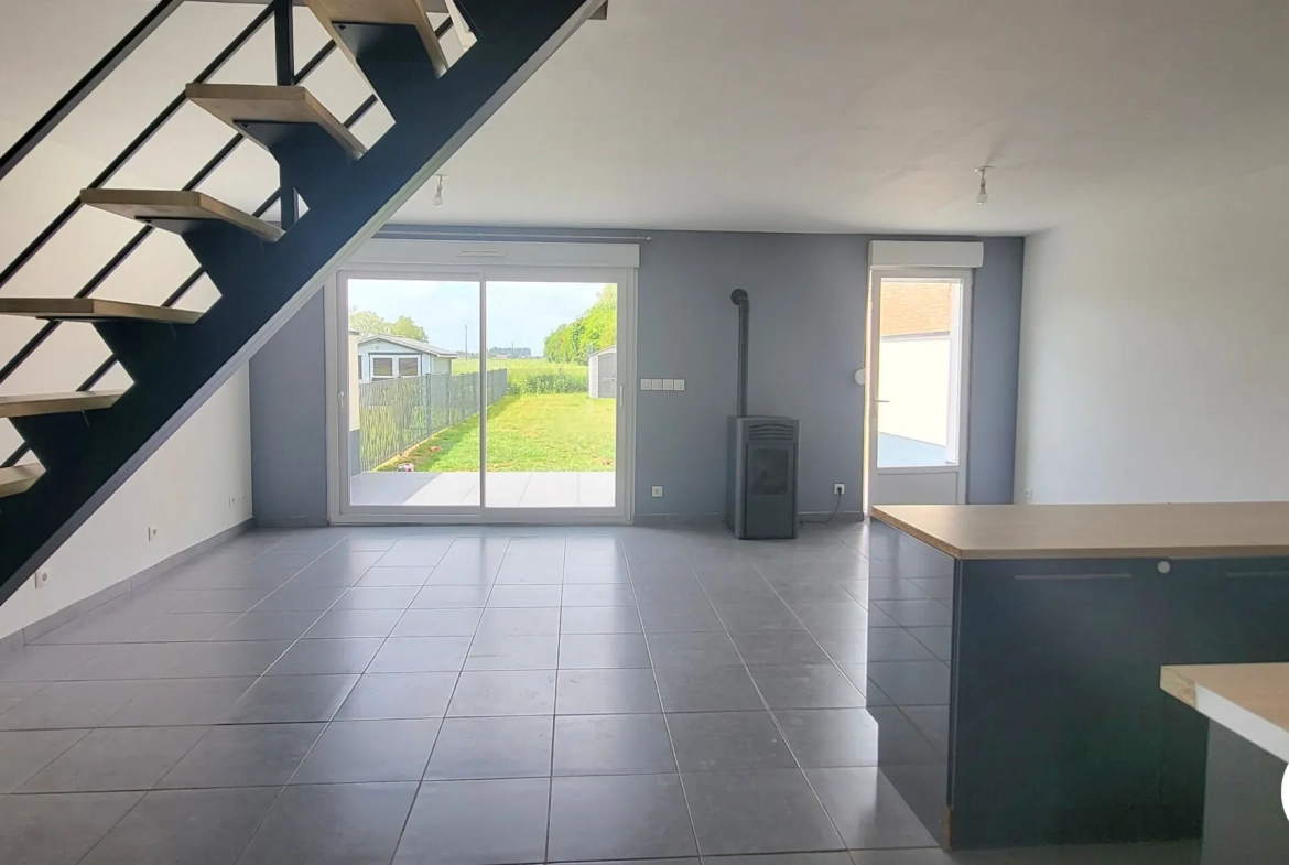 Belle maison récente de 80 m² avec jardin et garage à Lestrem 