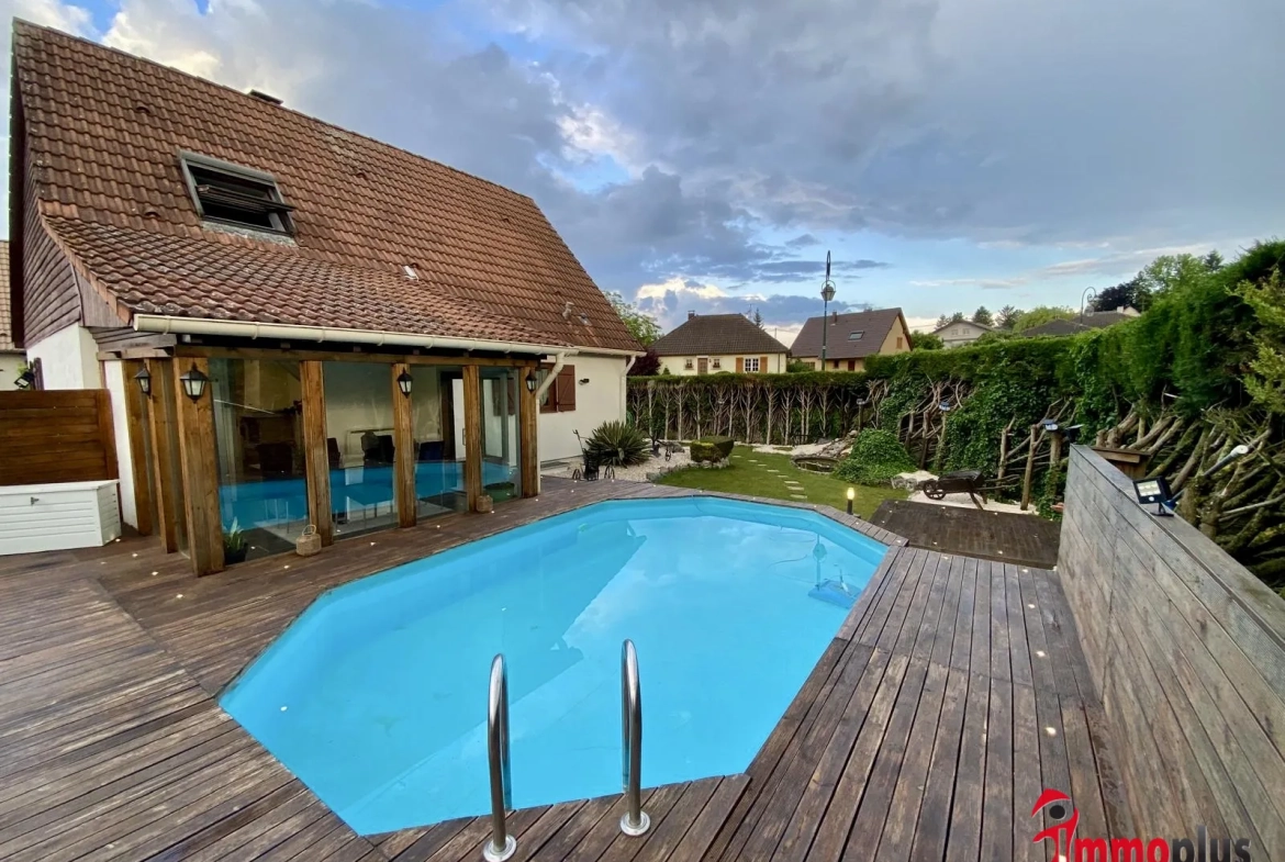 Maison à vendre à Dietwiller avec piscine et jardin – Opportunité idéale 