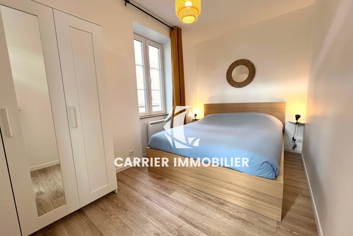 Appartement T2 rénové avec vue exceptionnelle sur le Rhône à Caluire-et-Cuire 