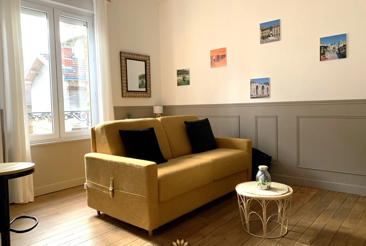 Studio rénové et meublé à Reims – Idéal investissement locatif clé en main 