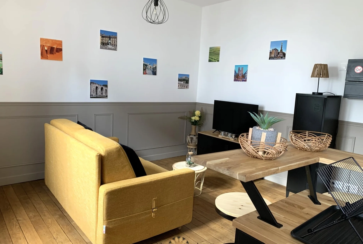 Studio rénové et meublé à Reims – Idéal investissement locatif clé en main 