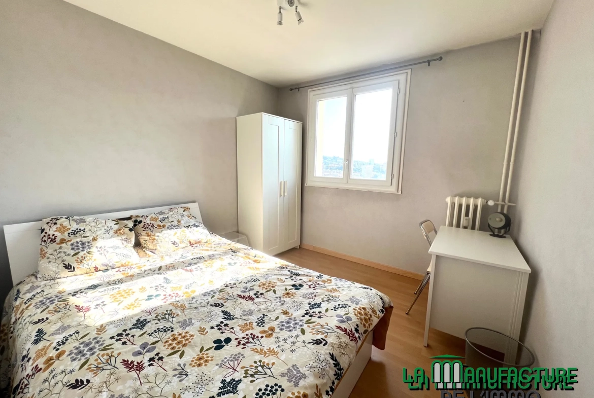 Bel appartement F3 lumineux avec balcon à Saint-Etienne — Idéal investisseurs ou primo-accédants 