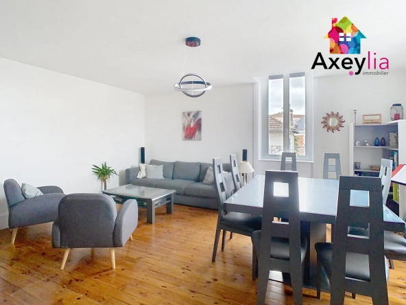 Appartement T6 rénové de 165 m² au Coteau avec cave et proximité commodités