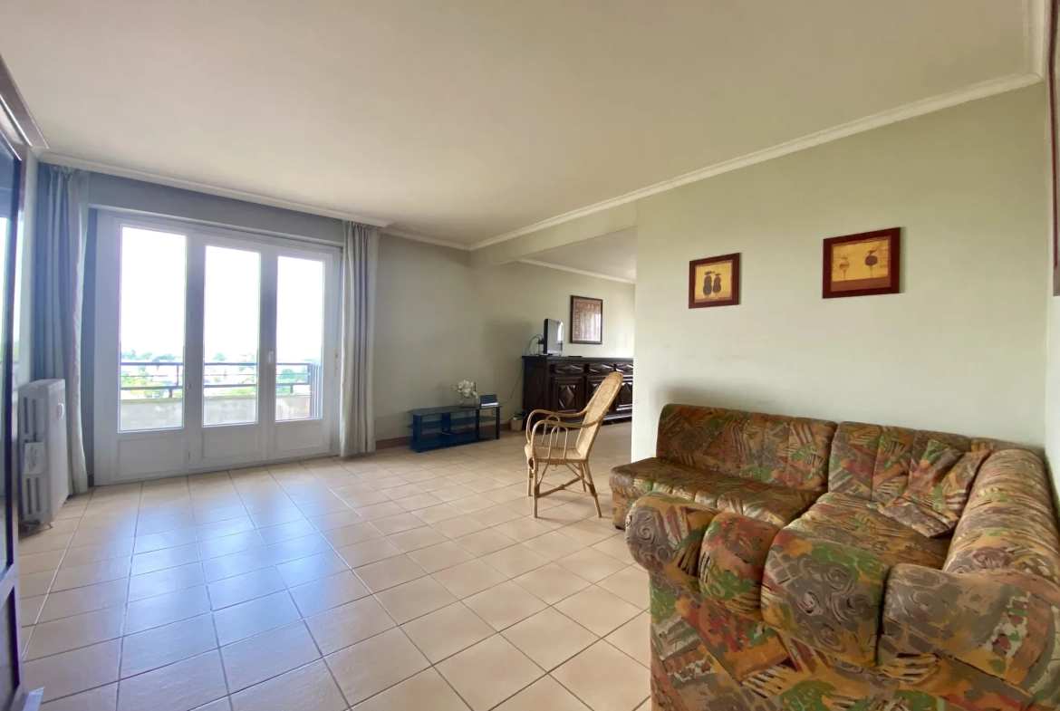 Appartement d’exception à Maubeuge avec 3 chambres, balcon et garage 
