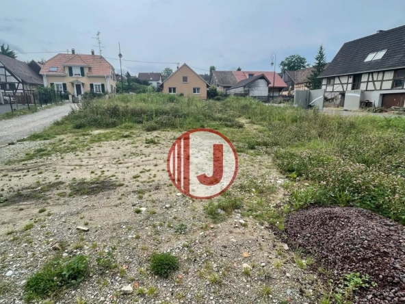 Terrain à bâtir viabilisé de 5,06 ares à Dietwiller, proche Mulhouse