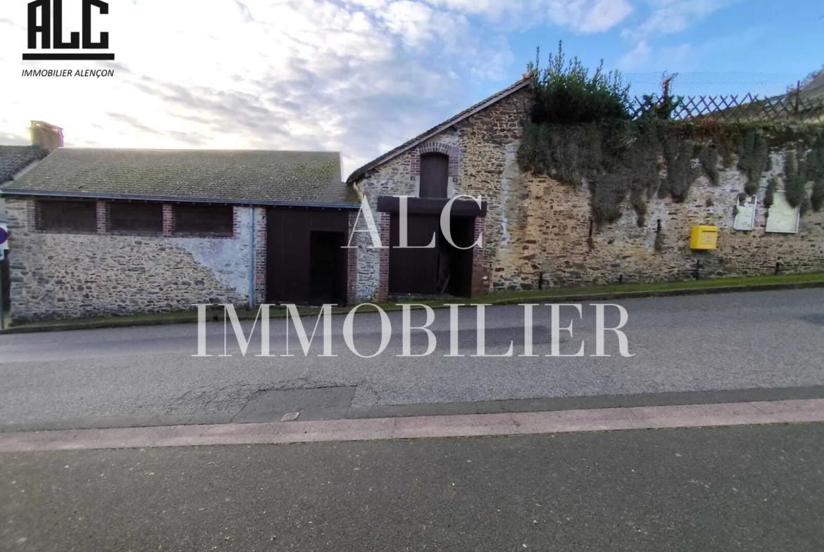 Maison de 45 m² à Douillet en Sarthe avec garage et terrain 