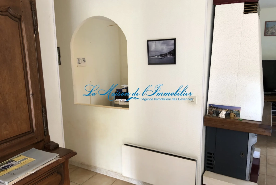 Maison de plain-pied avec grand terrain près d'Anduze - 5 pièces, 99 m² 