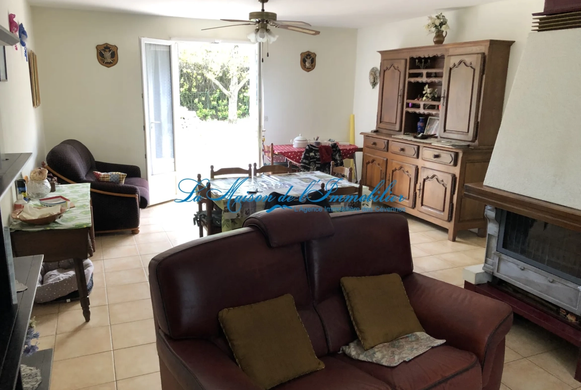 Maison de plain-pied avec grand terrain près d'Anduze - 5 pièces, 99 m² 