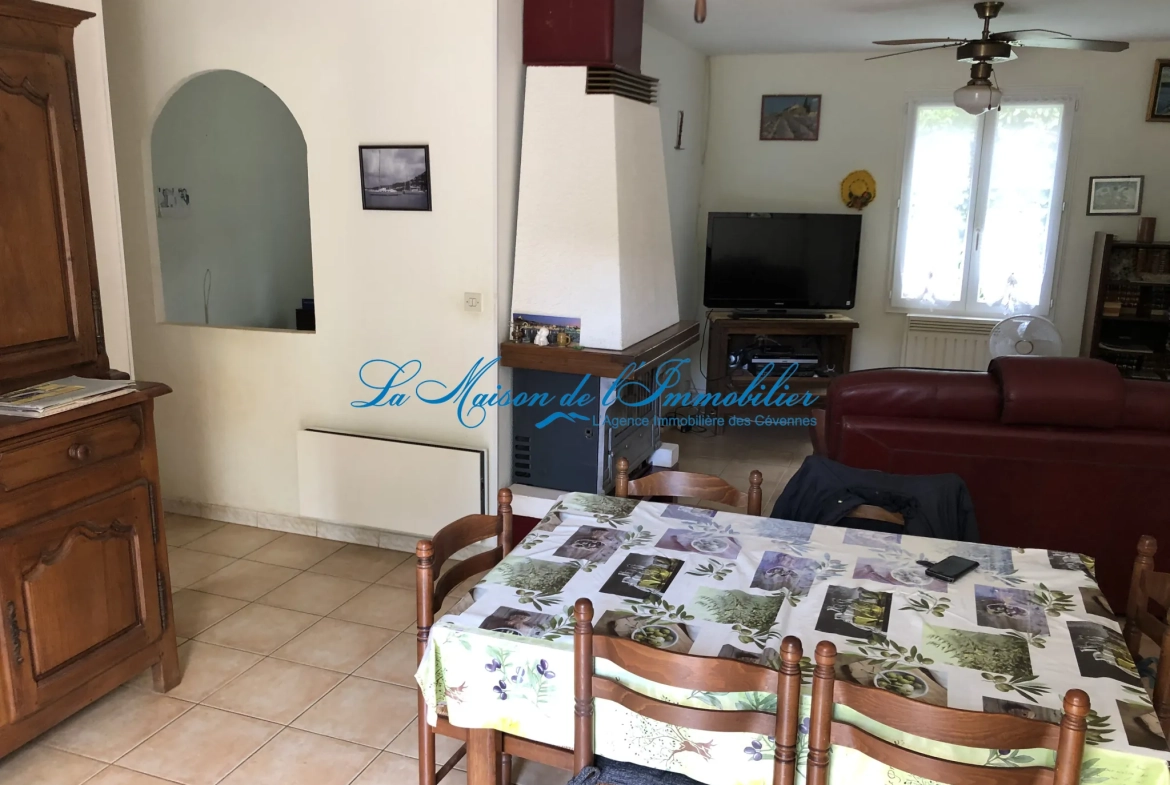 Maison de plain-pied avec grand terrain près d'Anduze - 5 pièces, 99 m² 