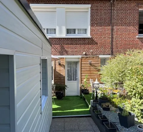 Maison mitoyenne rénovée à Gamaches avec terrasse, proche campagne
