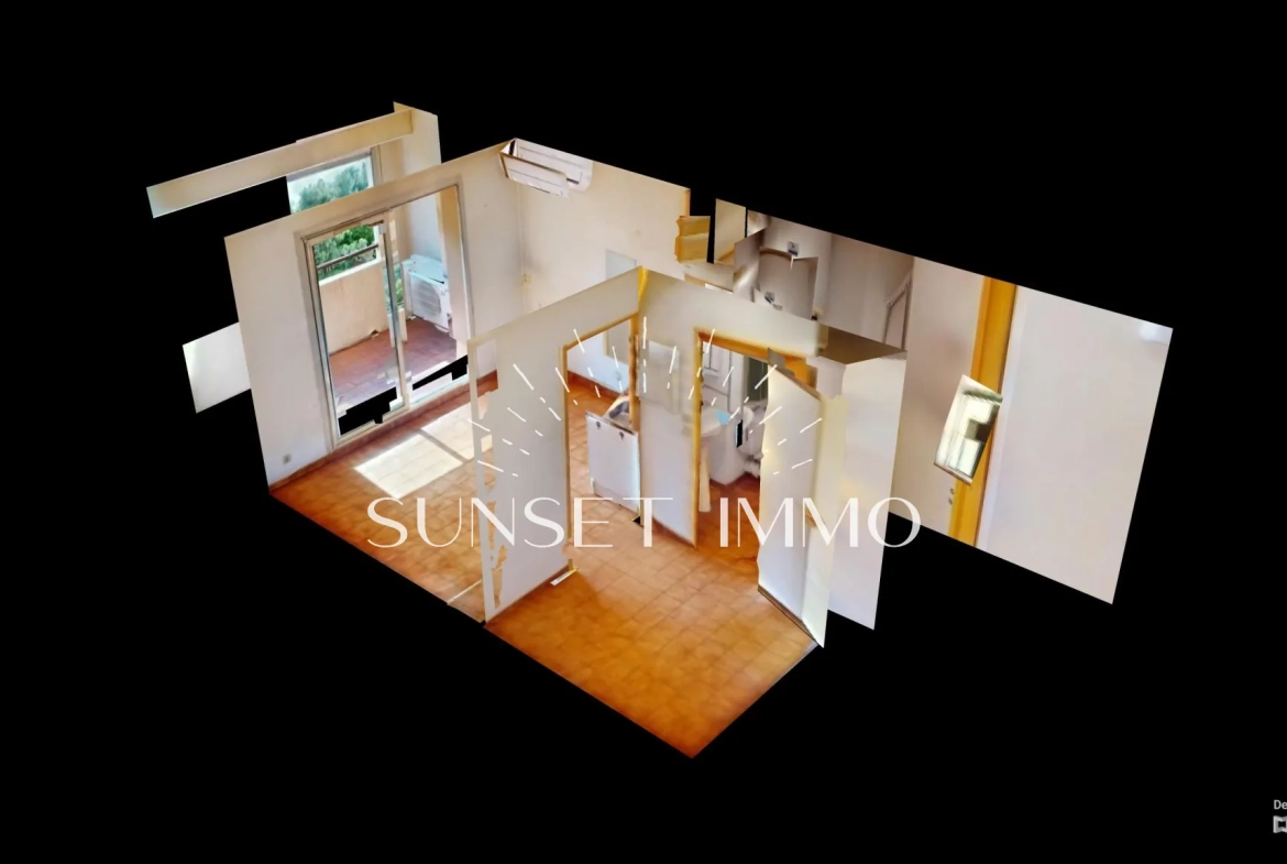Studio en vente à Sausset-les-Pins avec balcon et parking privé 