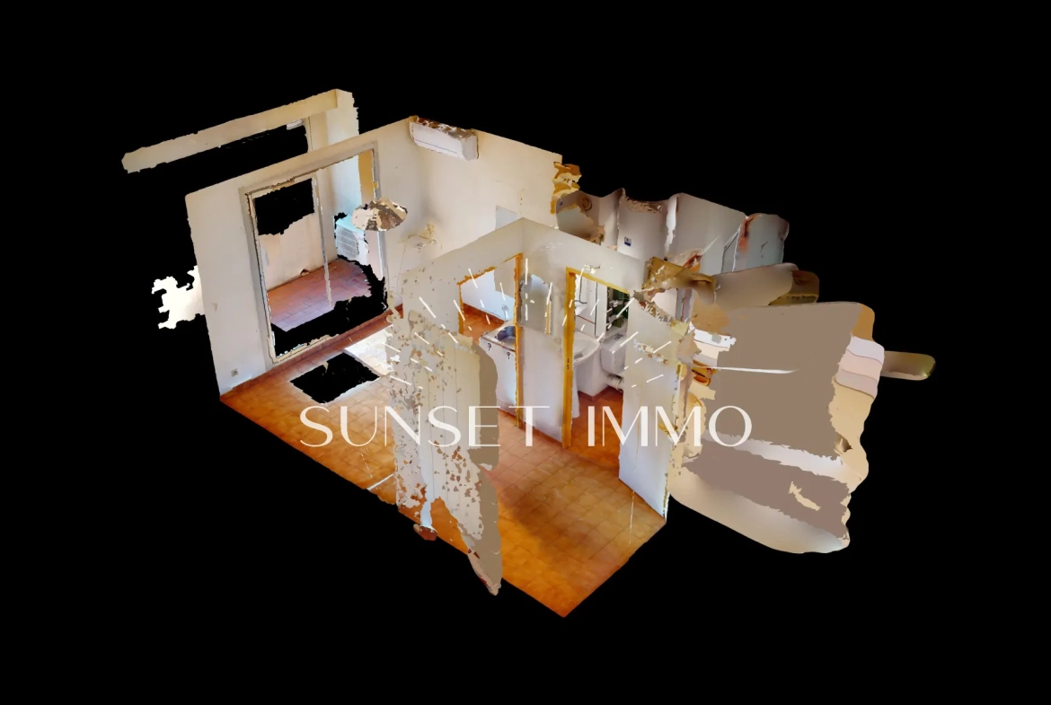 Studio en vente à Sausset-les-Pins avec balcon et parking privé 