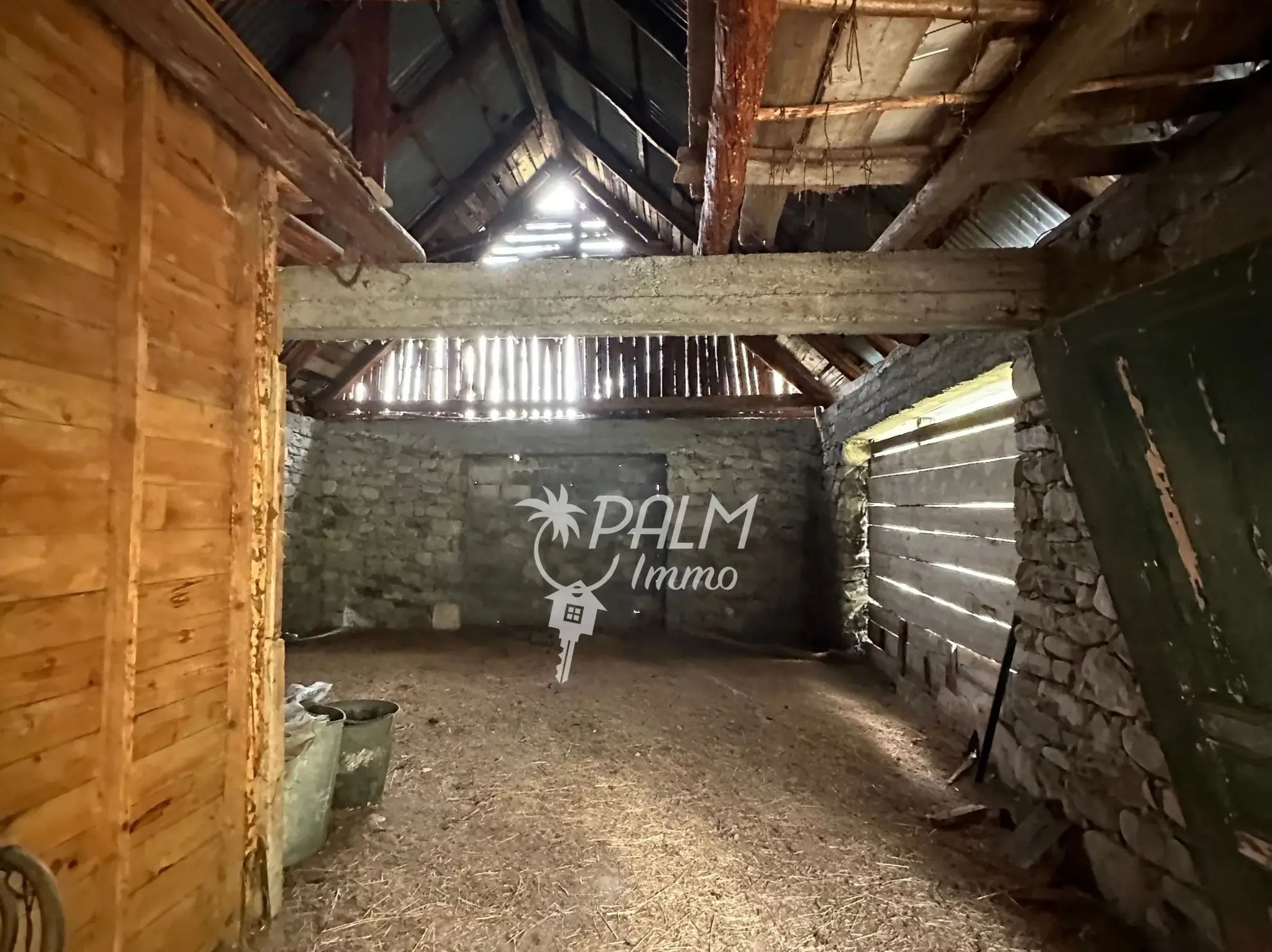 Maison en pierre à rénover avec terrain à Saint-Etienne-de-Tinée, vue montagne 
