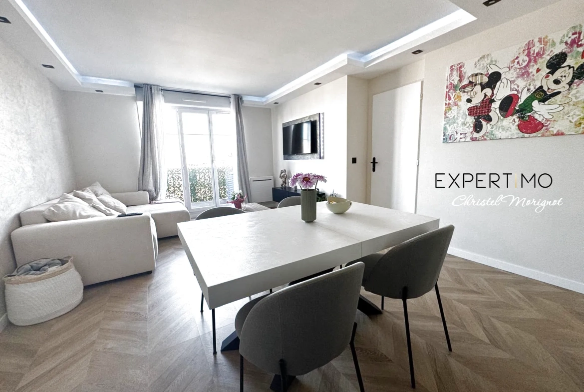 Charmant T2 en centre-ville de Magny-le-Hongre avec parking et balcon 