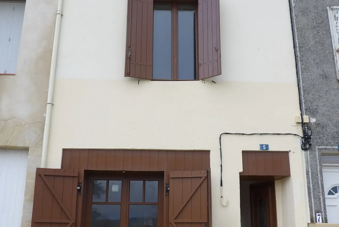 Maison de village à Monségur avec vue dégagée et 3 chambres - Idéal investissement ou premier achat 