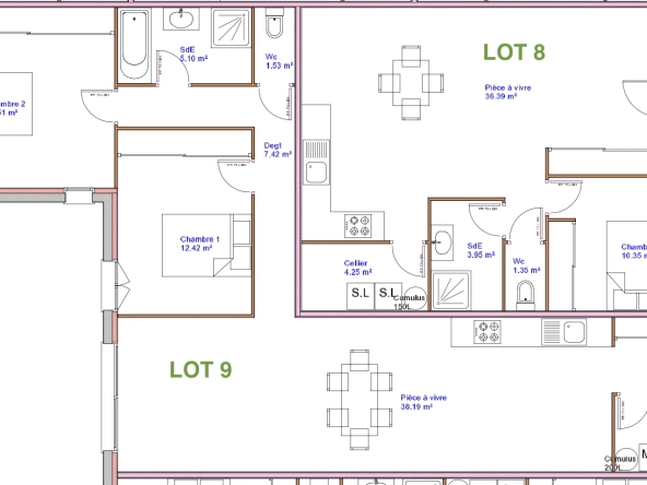 Maison de plain-pied rénovée avec jardin à Médis - 79,52 m²