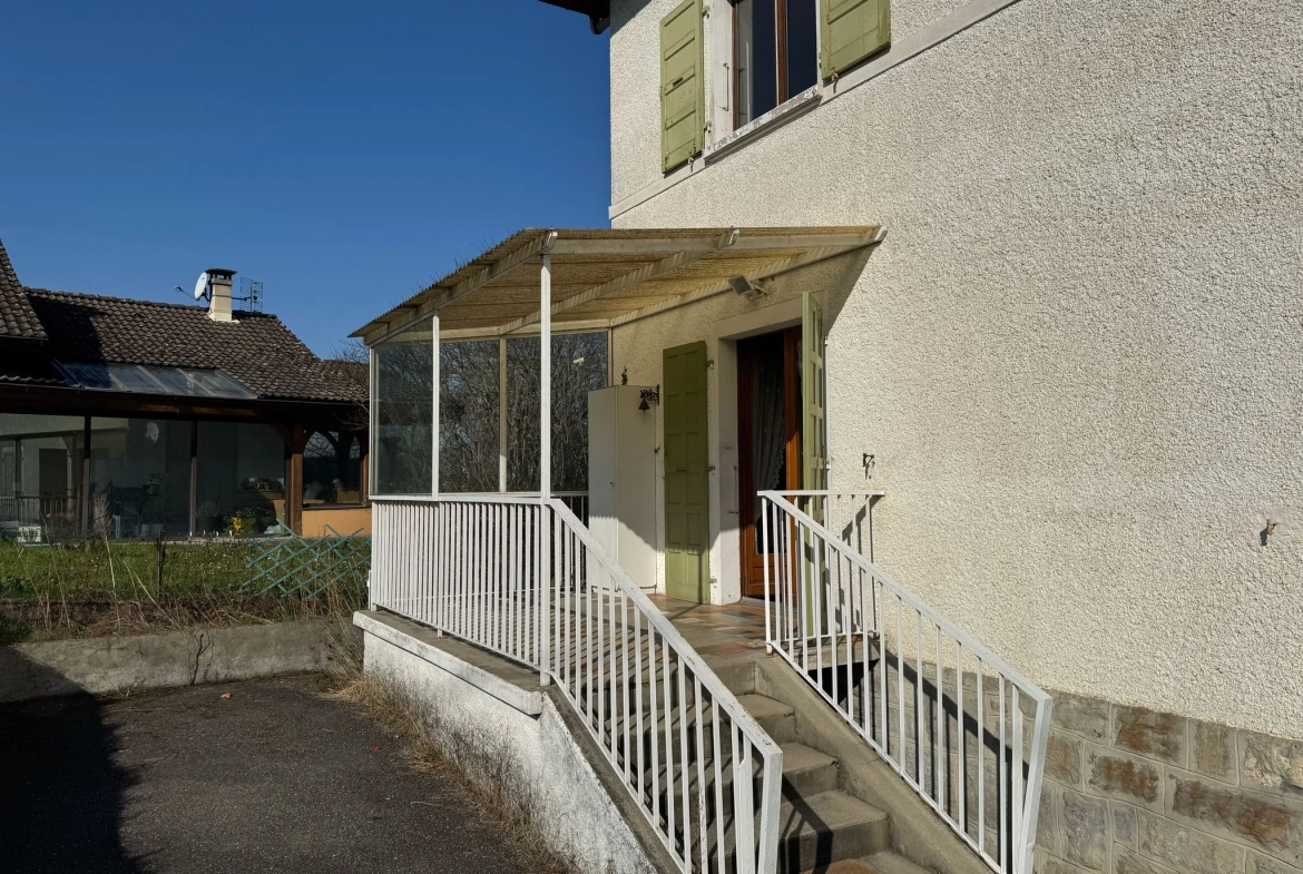 Appartement T3 avec jardin privé et vue lac à Lugrin près d'Evian 