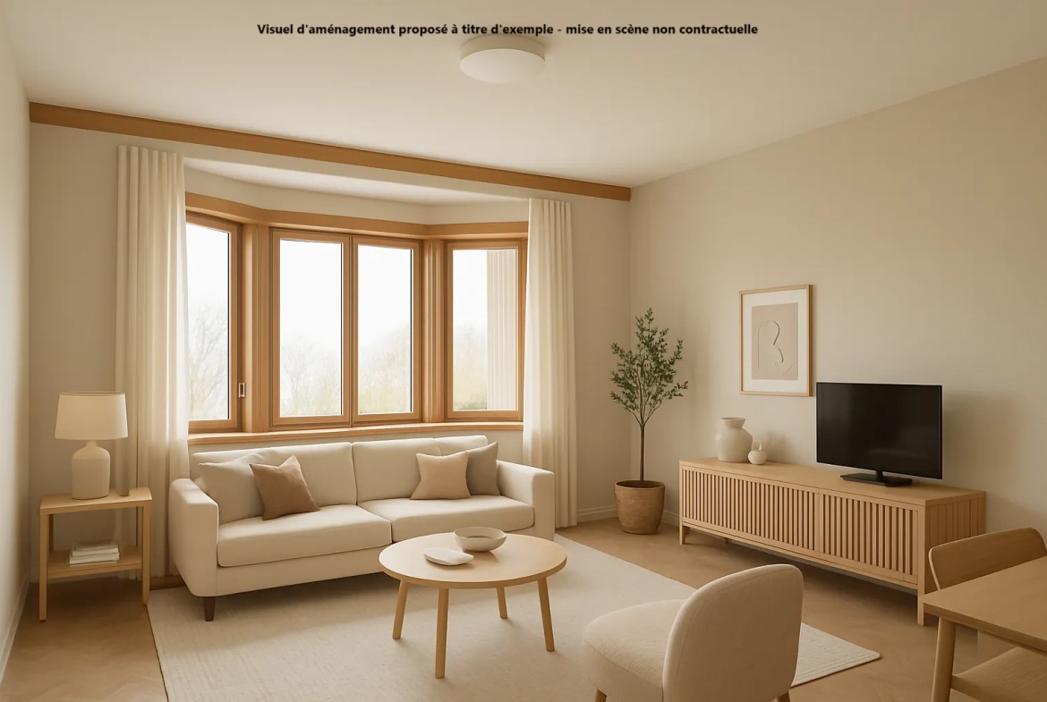 Appartement T3 avec jardin privé et vue lac à Lugrin près d'Evian 