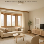 Appartement T3 avec jardin privé et vue lac à Lugrin près d'Evian