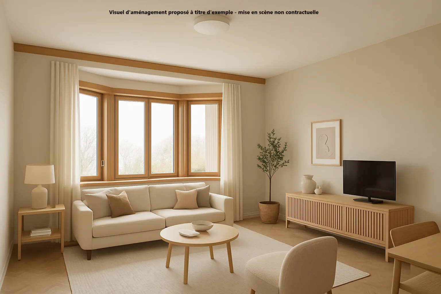 Appartement T3 avec jardin privé et vue lac à Lugrin près d'Evian 
