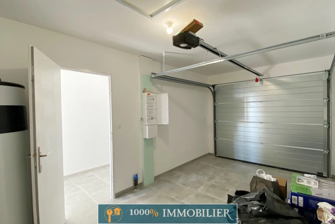 Villa neuve de 98 m² avec garage à Pouzolles - Terrasse et jardin piscinable 