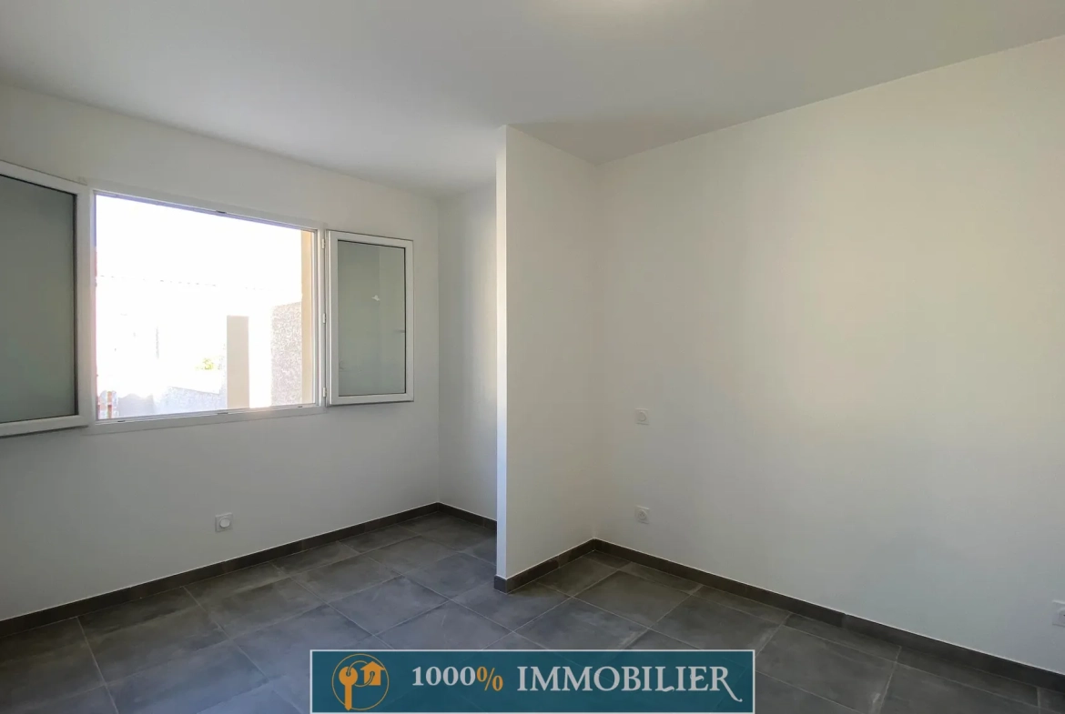 Villa neuve de 98 m² avec garage à Pouzolles - Terrasse et jardin piscinable 