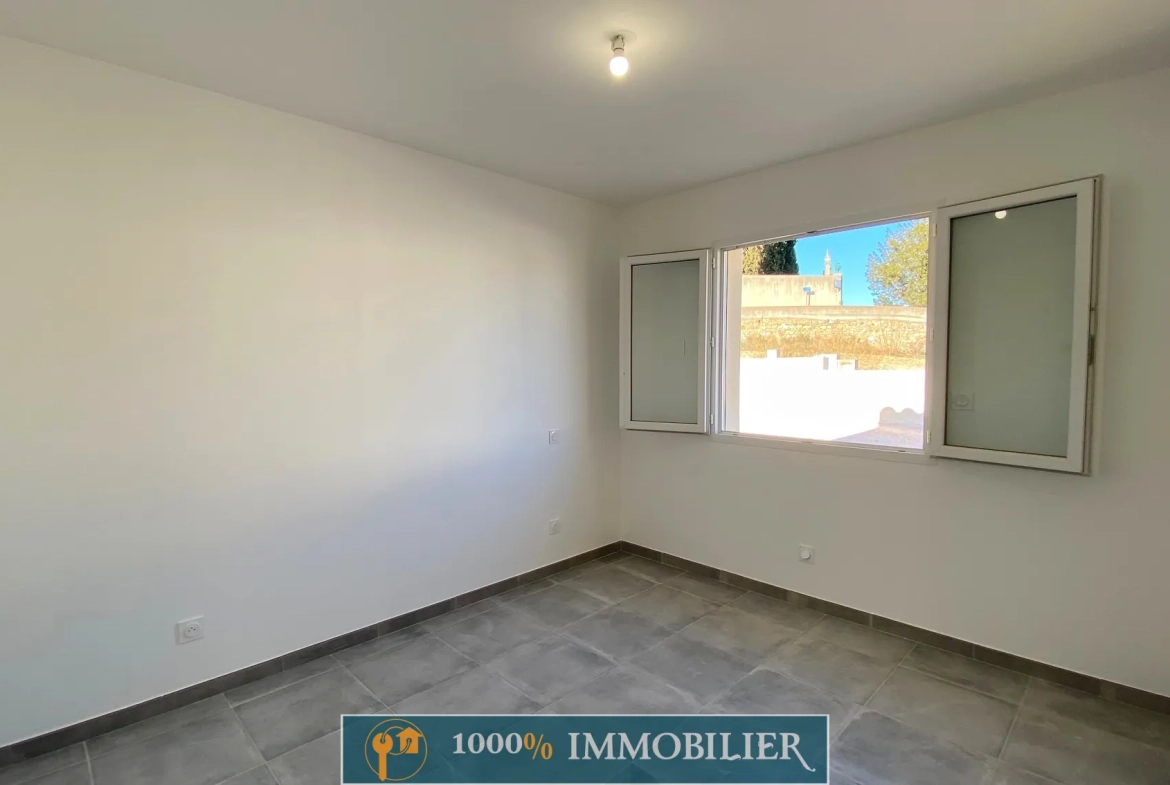 Villa neuve de 98 m² avec garage à Pouzolles - Terrasse et jardin piscinable 