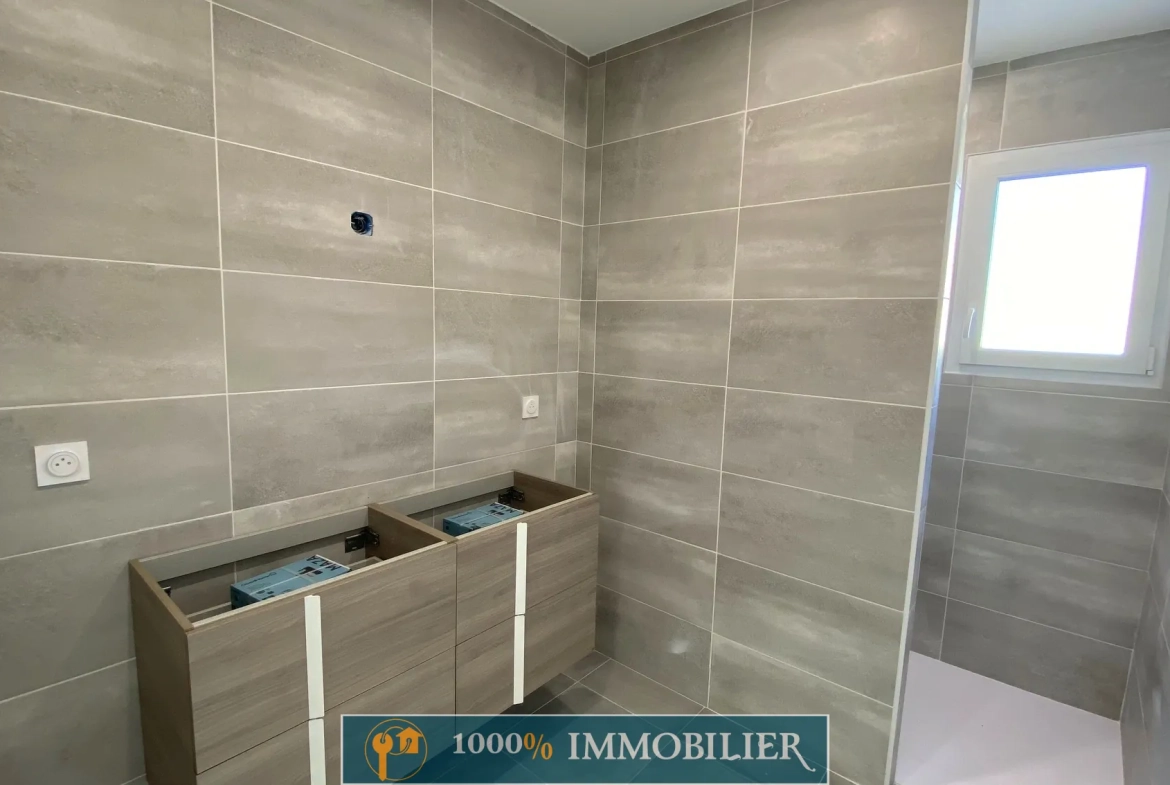 Villa neuve de 98 m² avec garage à Pouzolles - Terrasse et jardin piscinable 