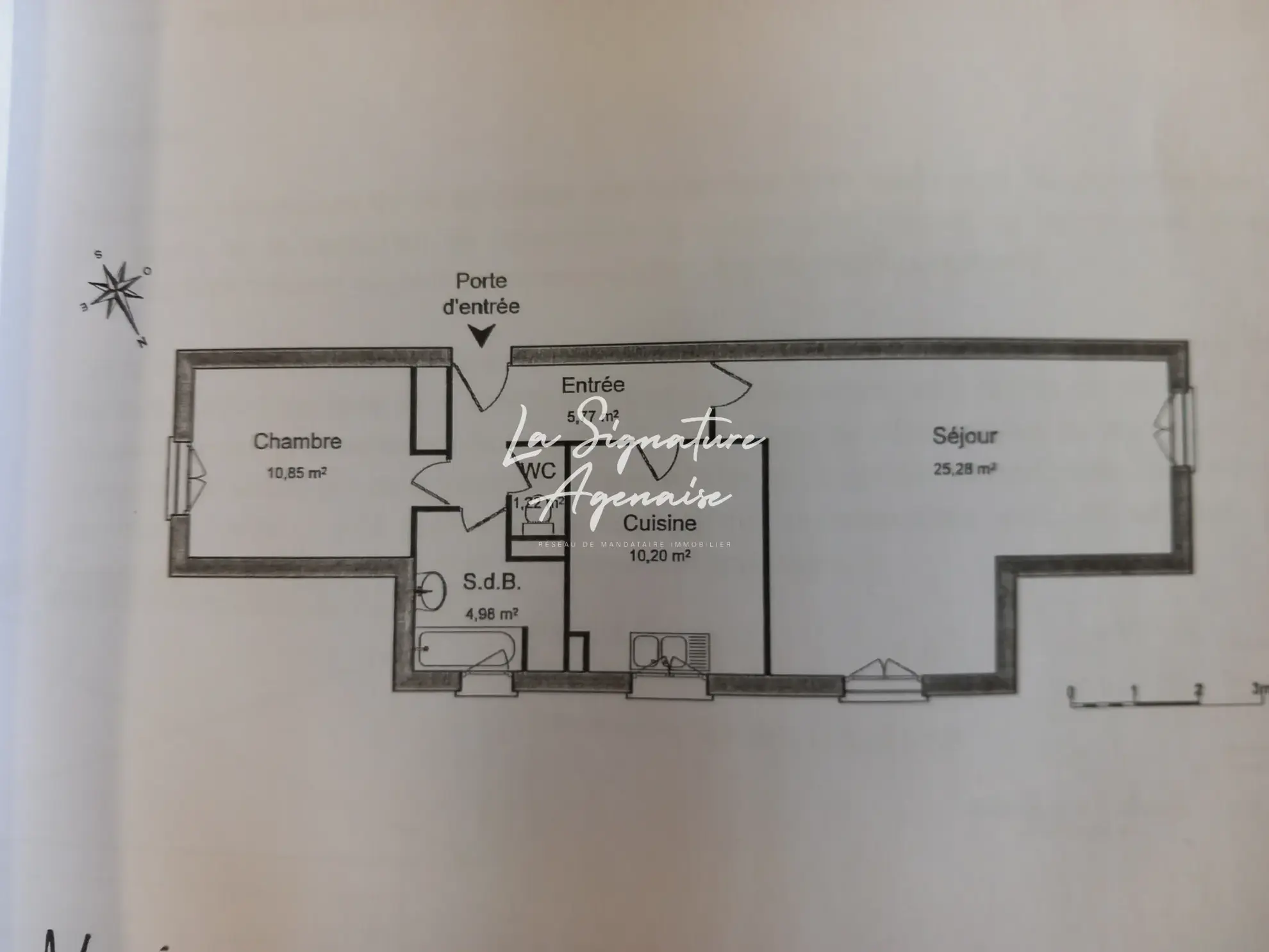 Appartement T2 avec garage au Passage, 58 m², proche commodités 