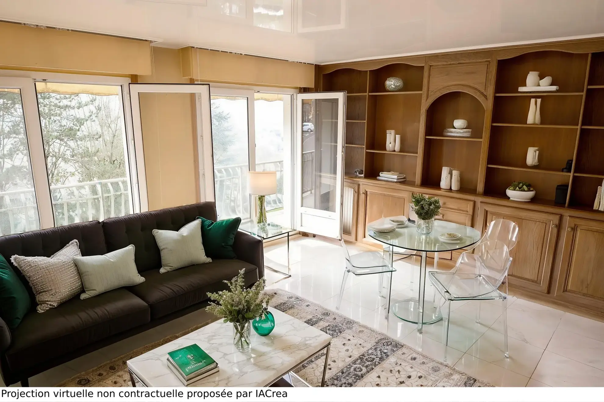 Vente d'un appartement lumineux de 3 pièces à Chennevières-sur-Marne avec vue sur Paris 