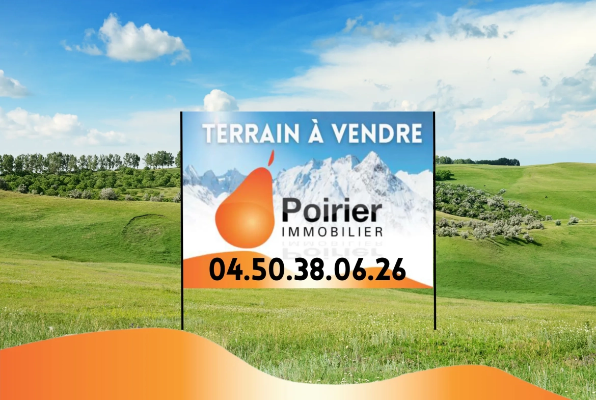 Terrain à bâtir de 1037 m² à Evian-les-Bains avec vue lac 