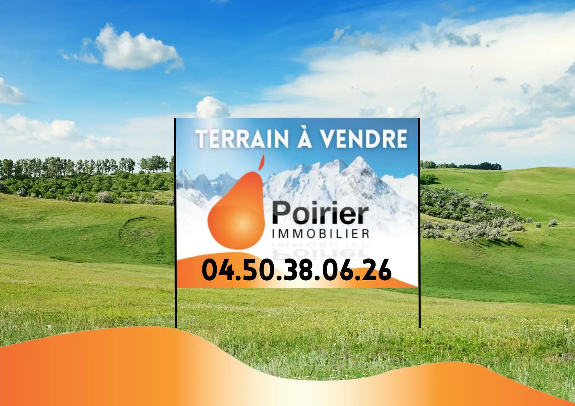 Terrain à bâtir de 1037 m² à Evian-les-Bains avec vue lac 