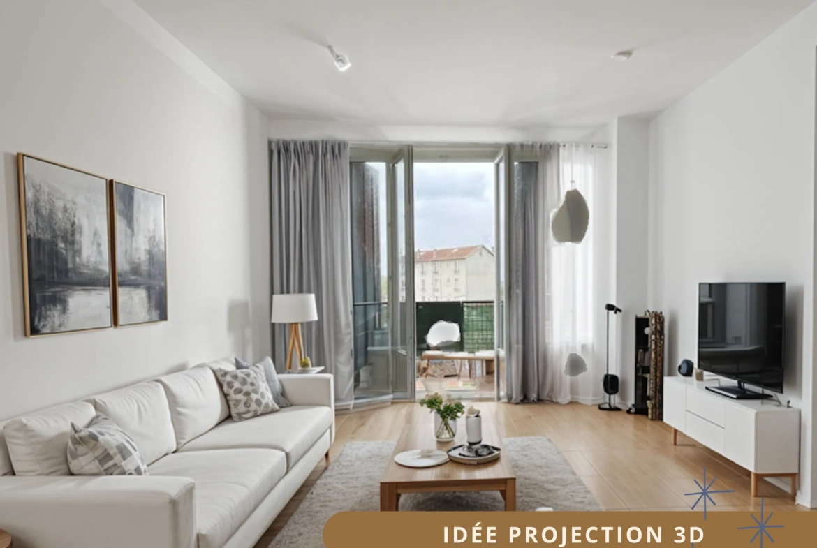 Appartement 38m² avec cave et balcon à Saint-Maur proche RER et place Kennedy 