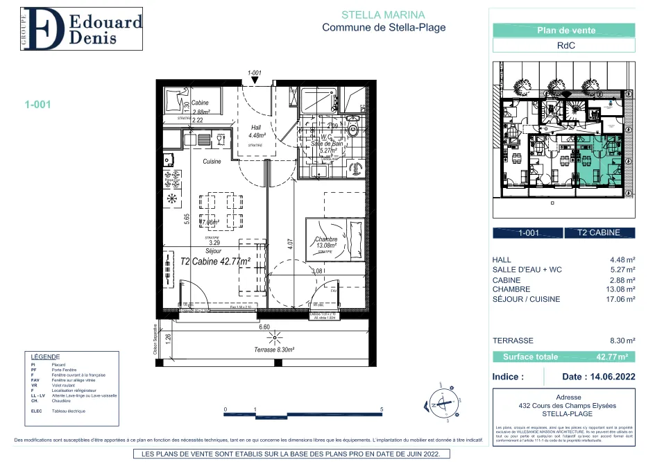 Appartements neufs en bord de mer à Stella – T2 et T3 avec balcon et parking 