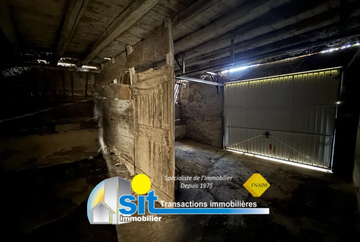 Ferme à rénover à Vernioz - 82 m², terrain 1519 m², proche Vienne 