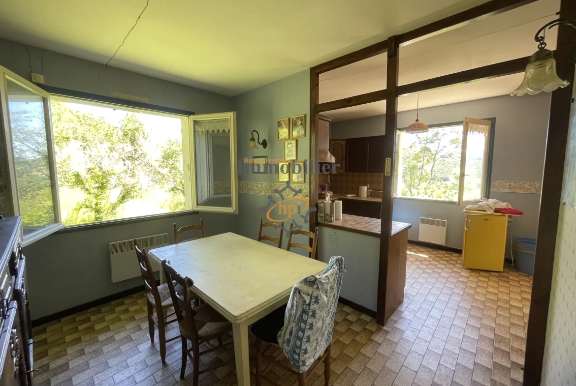 Maison à vendre avec terrain à Saint Affrique - Vue dégagée et environnement paisible 