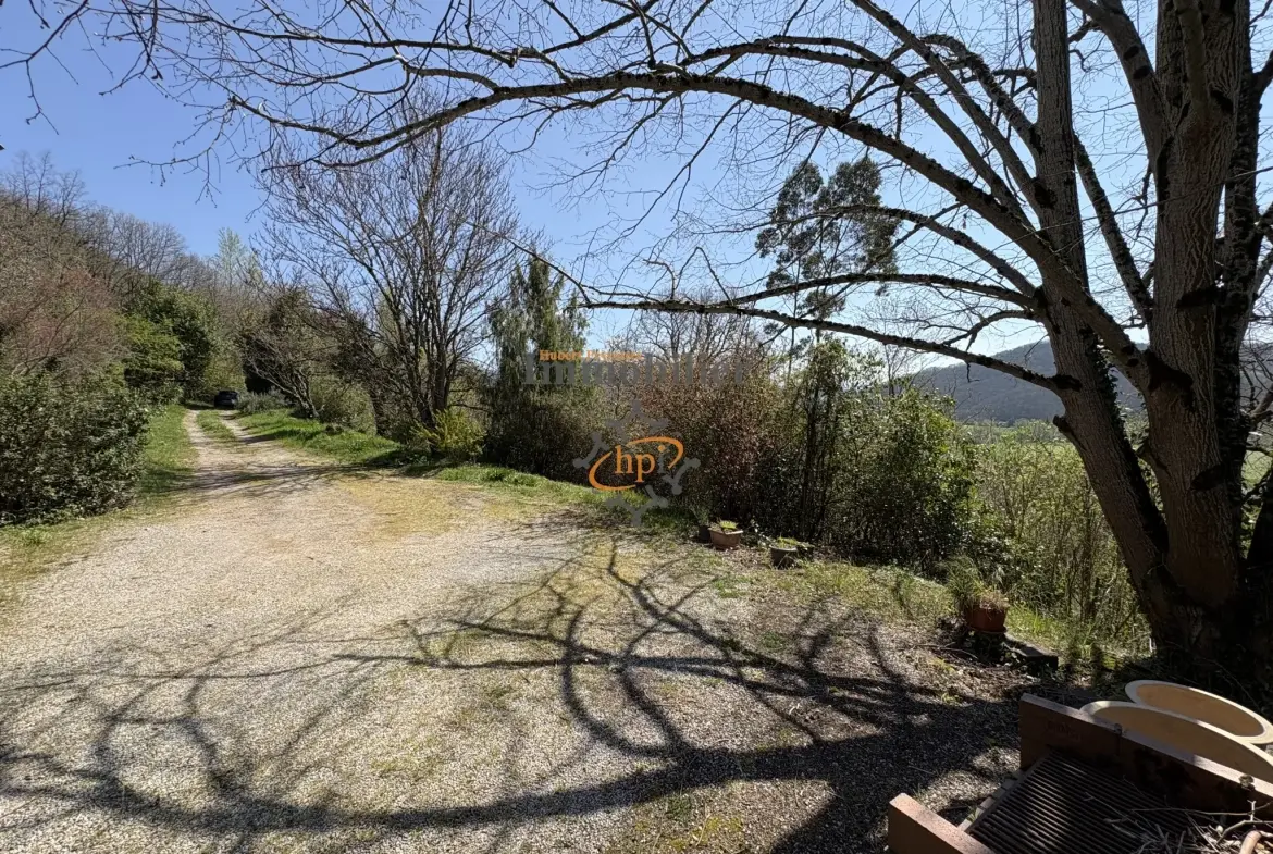Maison à vendre avec terrain à Saint Affrique - Vue dégagée et environnement paisible 