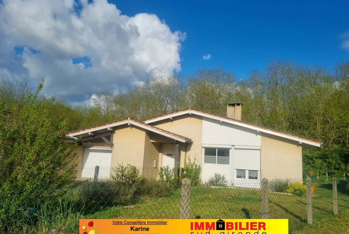 Charmante maison de village de 85 m² avec jardin à Bazas 