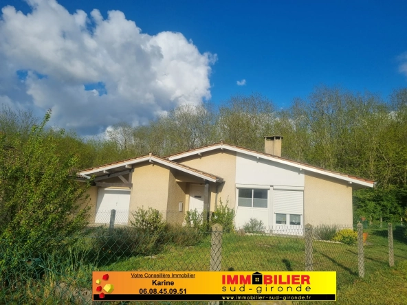 Charmante maison de village de 85 m² avec jardin à Bazas