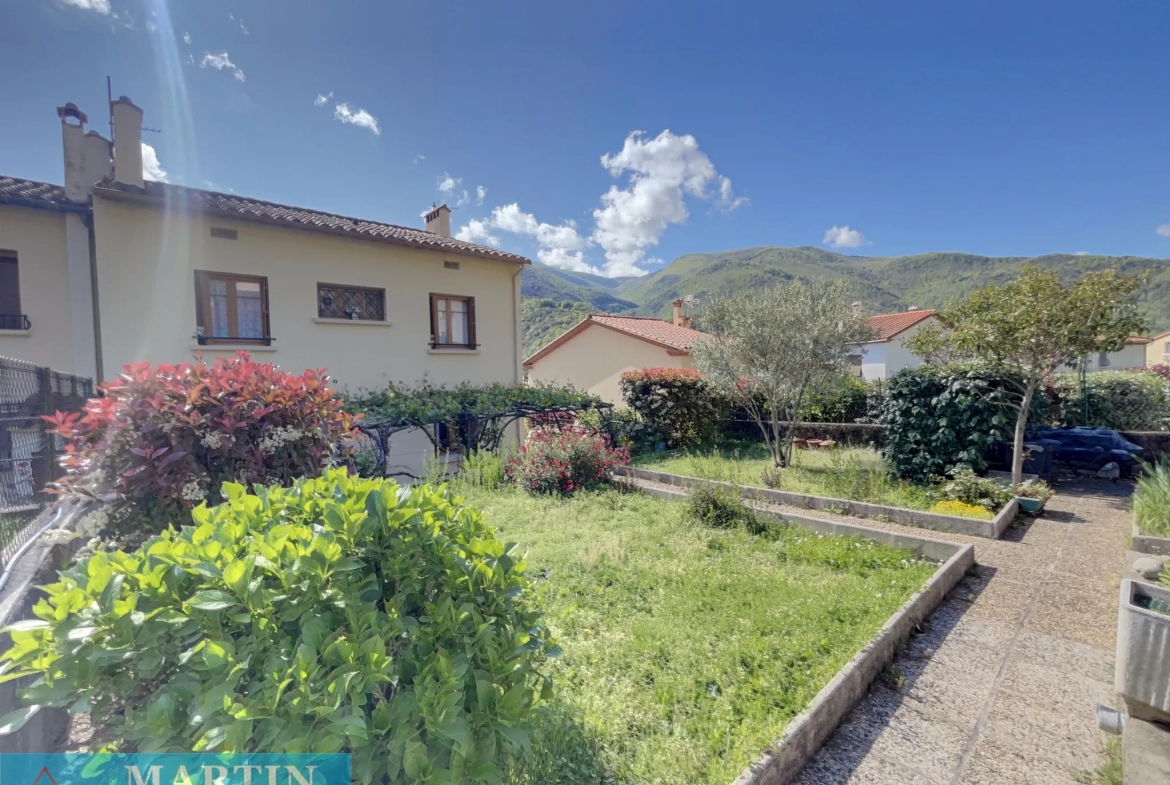 Appartement à vendre à Arles-sur-Tech - Maison 89 m² avec jardin et vue montagne 