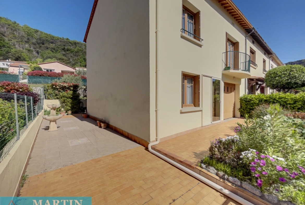 Appartement à vendre à Arles-sur-Tech - Maison 89 m² avec jardin et vue montagne 