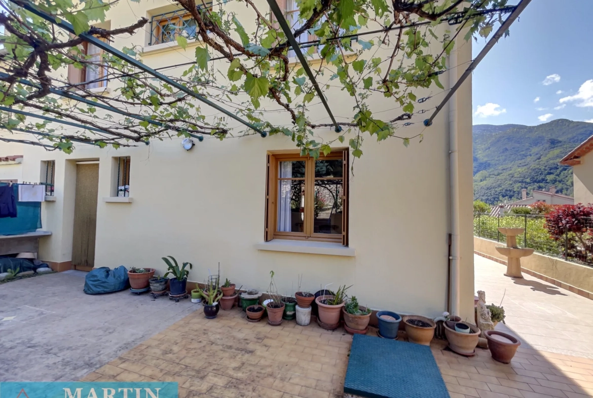 Appartement à vendre à Arles-sur-Tech - Maison 89 m² avec jardin et vue montagne 