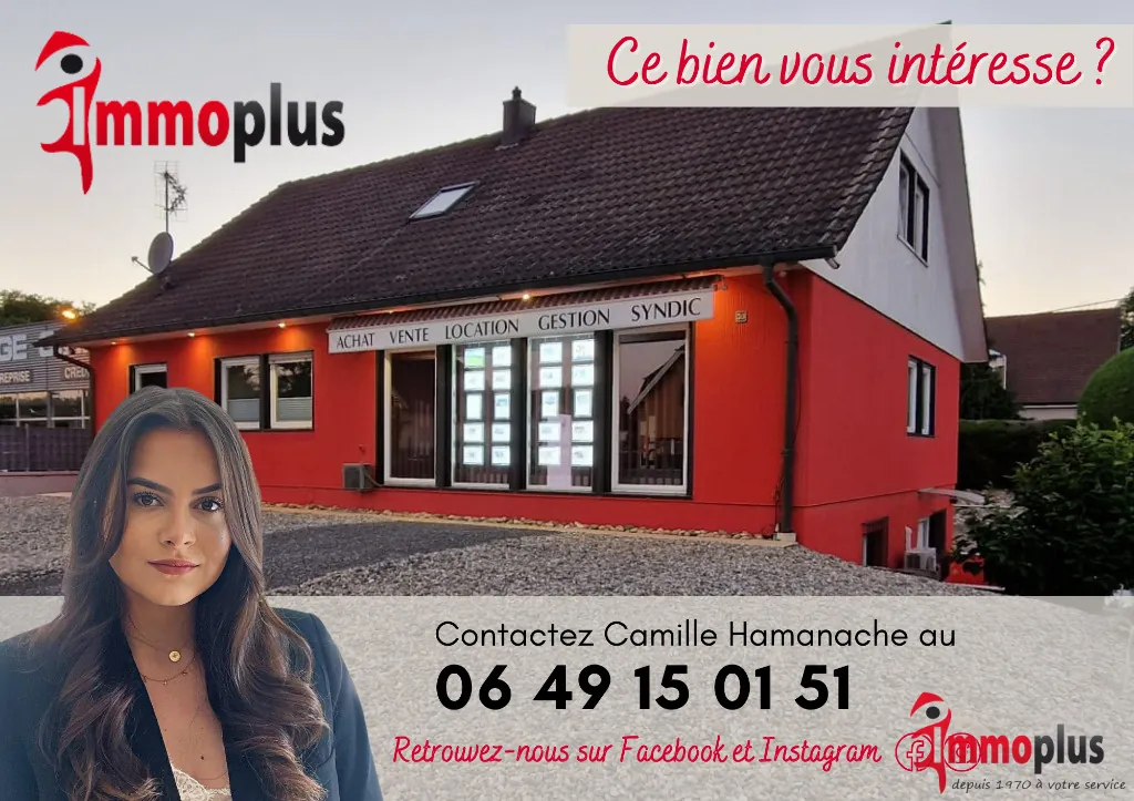Appartement 3 pièces avec grande terrasse à Sierentz – 64m² 