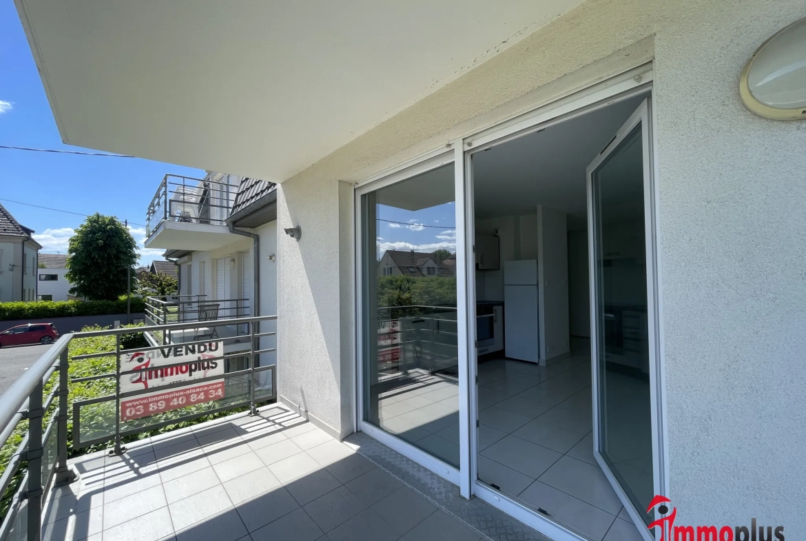 Appartement 3 pièces avec grande terrasse à Sierentz – 64m² 