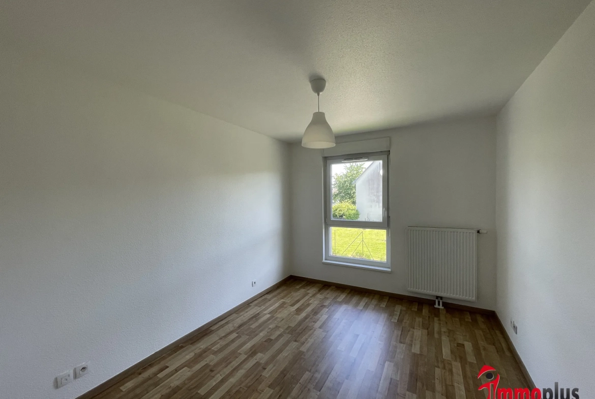 Appartement 3 pièces avec grande terrasse à Sierentz – 64m² 