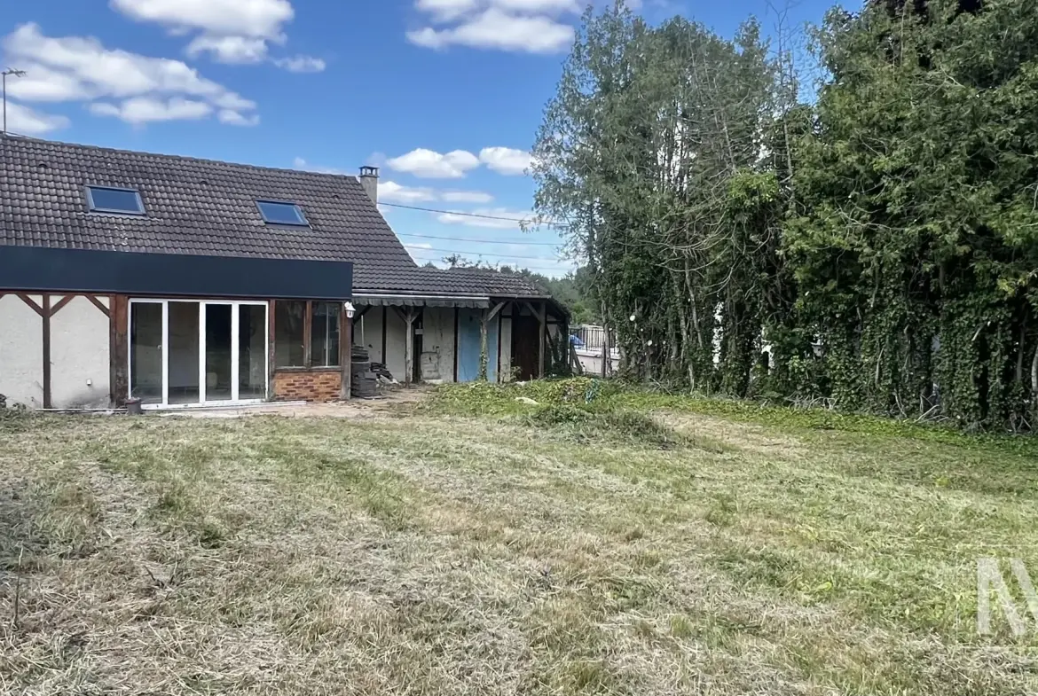 Maison à rénover de 130 m² à Beley près de Troyes avec grand terrain 