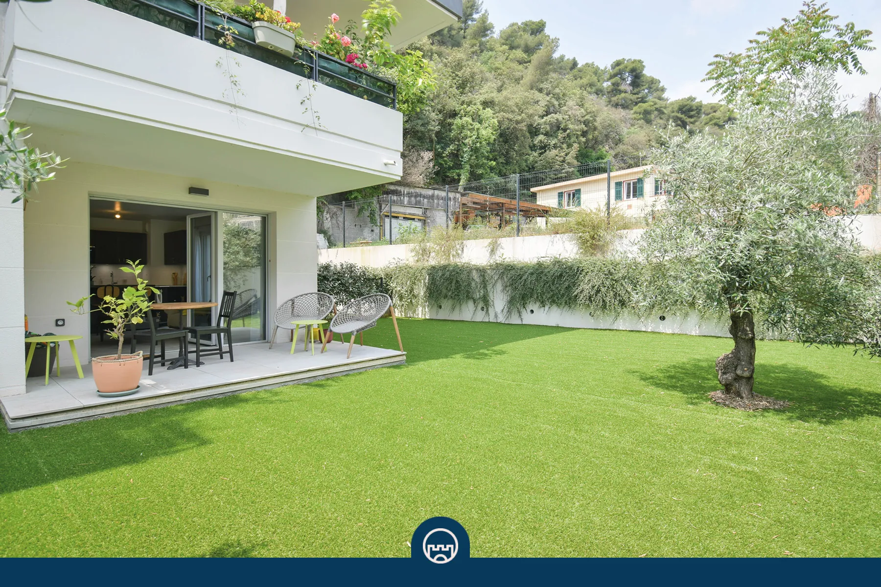 Appartement T2 avec jardin à Nice Gairaut – Résidence récente avec box 