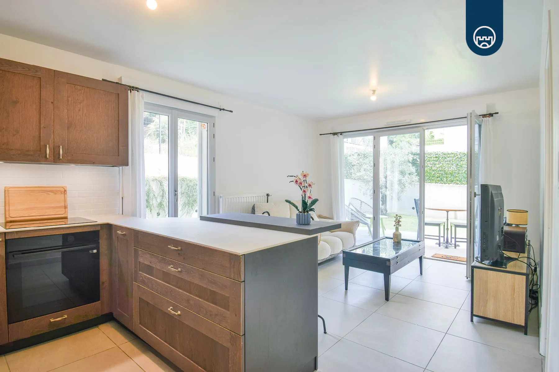 Appartement T2 avec jardin à Nice Gairaut – Résidence récente avec box 
