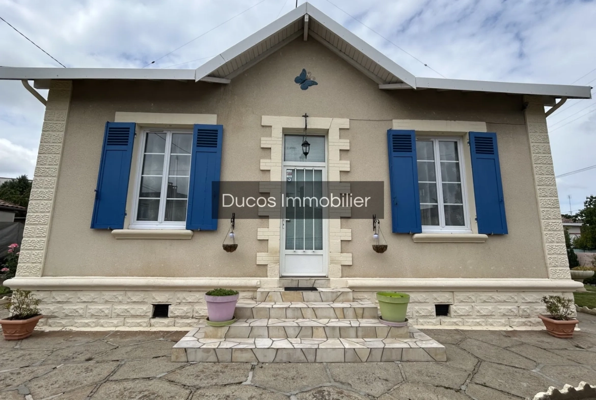 Maison familiale de 2 chambres avec garage et jardin à Marmande 